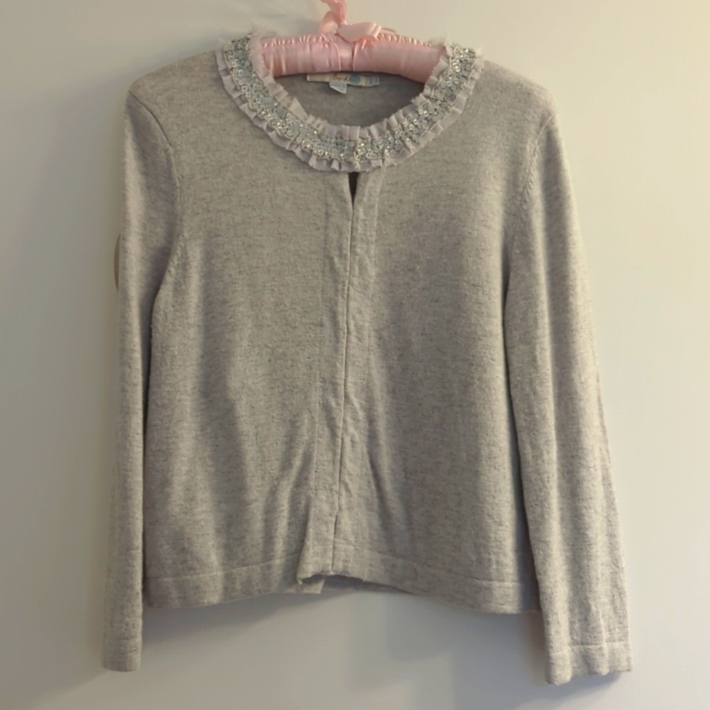 Boden Cashmere Blend Lightweight Cardigan US sz 8
